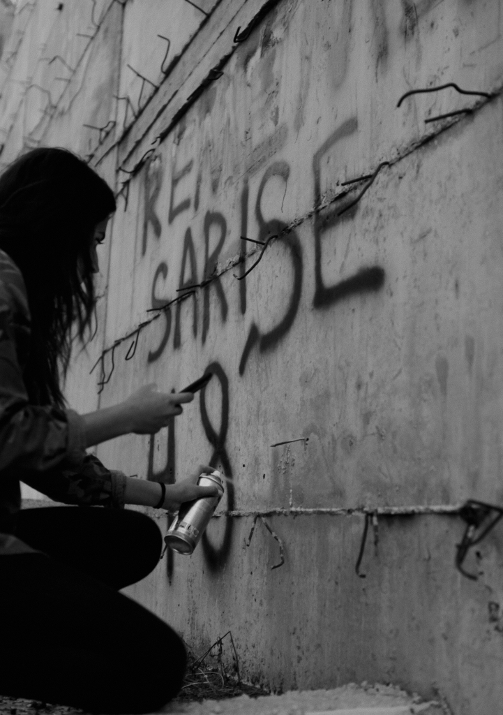 Remembering her ancestral village which was destroyed in 1948. Unable to visit. – photo by author